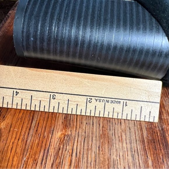 Sam Edelman Black and Pink Heeled Boots with Floral Embroidery - Picture 6 of 7